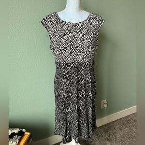 🌞 NorthStyle Dress Women’s 8 Black & White Geometric SleevelessSz 12P